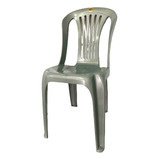 Kit 6 Cadeiras De Plastico Bistro Para Piscina Churrasco