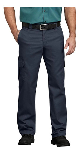 Dickies Pantalon Cargo Azul Obscuro 34x32 Regular Fit