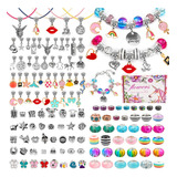 Juego De Charms Para Hacer Pulsera 130 Uds Diy Para Niñas