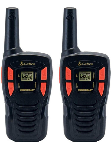 Cobra Acxt145 Walkie Talkies Compactos Para Adultos: Recarga