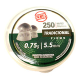 Balines Orbea Tradicional 5,5 Mm X250u 0,75g Rifle Aire Comp