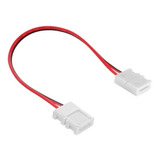 Cople Cable Tiras Led Un Color 15cm Conector Presión Steren