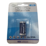 Bateria Lithium 3v Para Sensor De Alarme Sem Fio Cr 123a