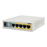 Switch Mikrotik 5 Puertos Poe Pasivo Gigabit Ethernet Y 1sfp
