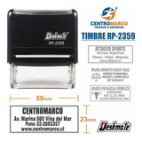 Timbre De Goma  Automático Personalizado Rp-2359 Centromarco