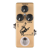 Muslady Golden Horse Guitarra Overdrive Efeito Pedal Cheio