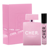 Set Perfume Mujer Cher Dieciocho 100 Ml Edp + Talla 20 Ml