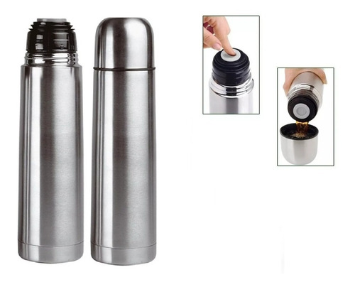 Termo Para Cafe Thermo Acero Inoxidable Bebidas Calientes