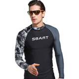 Remera Protección Solar Hombre Adulto Filtro Uv 50 Sbart