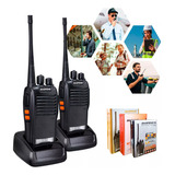 Kit 2 Radio Walk Talk Comunicador 16 Ch 12km Baofeng 777s Ht