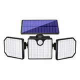 Luzes Solares De 3 Cabeças, Luzes Solares Led De Grande Ângu