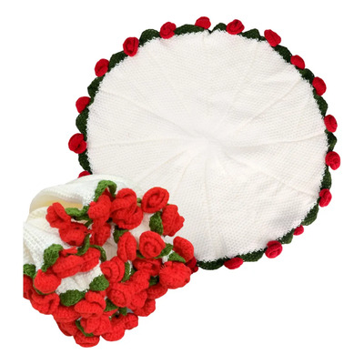 Ramo De Cobijas Con Rosas De 80 Cm Rosa | Envío gratis