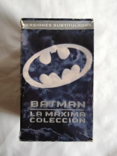 Batman Vhs Boxset  La Máxima Colección   4 Películas 