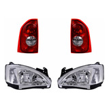 Kit Faros + Calaveras Chevrolet Tornado 04 Al 11 Depo