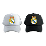 Gorras Trucker Real Madrid Futbol Pack X 2 Deluxe