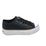 Zapatilla John Foos Plataforma All Night Negro Dama Deporfan