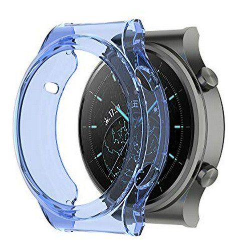 Funda Para Huawei Watch Gt2 Pro/ecg, Protector Tpu Azul