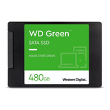 Disco Sólido Ssd Interno Western Digital Wd Green Wds480g3g0a 480gb Negro