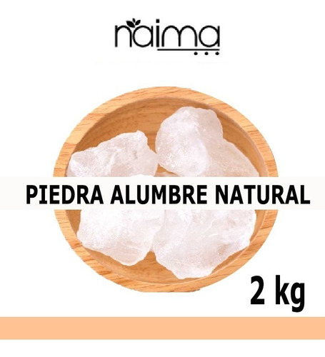  Piedra Alumbre Natural 2 Kg