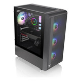 Gabinete Gamer Thermaltake S200 Tg Argb Black 3x120mm Rgb 