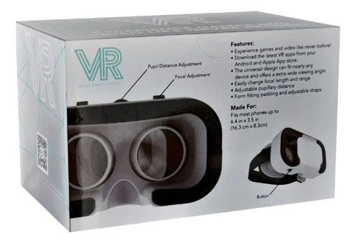 Oculos De Realidade Virtual P/ Celular Gems - Universal 