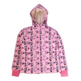 Chaqueta Minnier Mouse Invernal Para Niñas