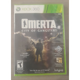 Omerta City Of Gangsters Sellado Xbox 360