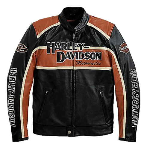 Jaqueta Harley Davidson Couro Legítimo Original Masculina Xl