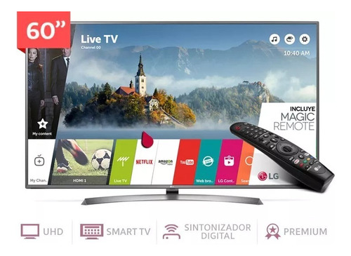 Smart Tv LG 60uj6580 Led 4k 60  100v/240v