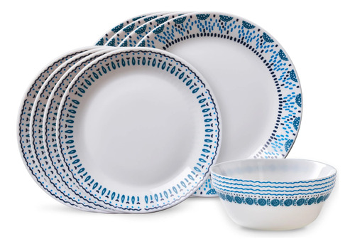 Corelle Everyday Expressions - Juego De Vajilla De 12 Pieza.