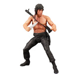 Boneco Rambo Clássico Action Figure Neca First Bood