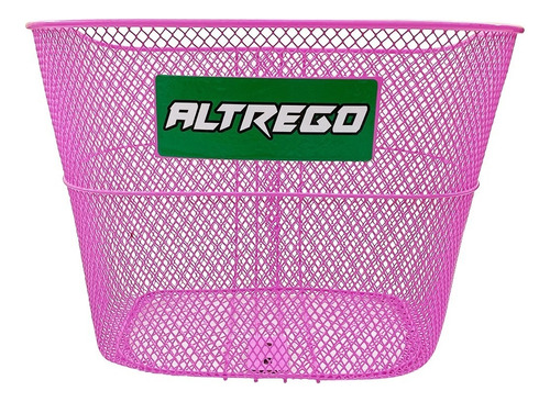 Canasta Canastilla Para Bicicleta R24 Incluye Soportes Color Rosa