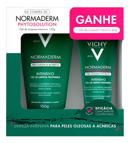 Gel Limpeza Vichy Normaderm Phytosolution 150g+40g