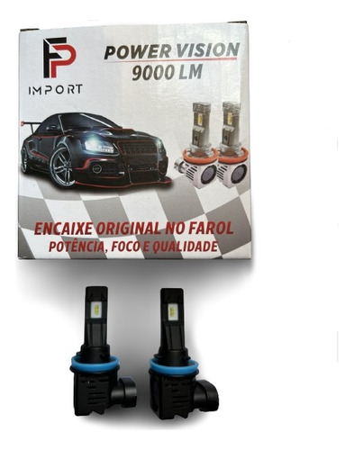 Par Lampadas Led Power Vision Fp Farol Cruze Ltz Rs 17 À 23 