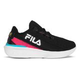 Zapatillas Fila Start Negro Fucsia Mujer