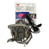 Respirador Kit Cov 3m 6200 + 2 Filtro 2097 + Googles Cooper