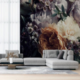 Tapiz Wallpaper Flores Rosas Vinil Decorativo Autoadherible Color Bouquet