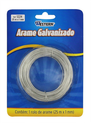 Arame Galvanizado 1mm X 25 Metros -  Western