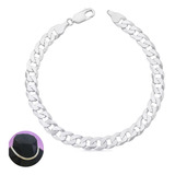 Colar Choker Grumet 7mm 40cm Feminino Em Prata 925