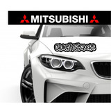 Vinilo Mitsubishi Franja Calcomanía Sticker Parabri Auto Sol