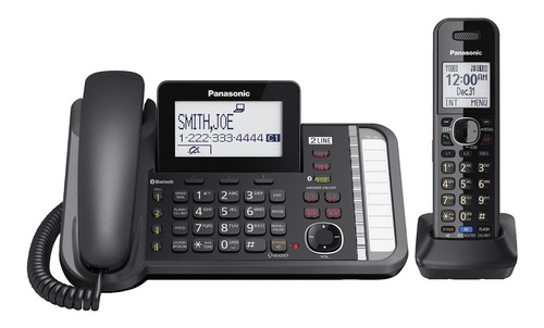 Panasonic Kx-tg9581b 2 Lineas Telefono Inalambrico Digital
