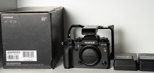 Fujifilm X-t3 + 2 Baterias+cargador+jaula Smallring