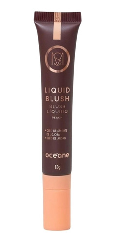 Blush Liquido Peach Mariana Saad By Oceane 12g