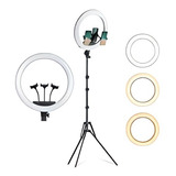 Ring Light Led Grande Iluminador 46cm 18 Polegadas + Tripé