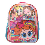 Mochila Distroller Chamoy Amiguis 4 Personajes Amiguis Forever 159800 Primaria Ruz Color Rosa Diseño De La Tela Lenticular