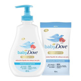 Kit Sabonete Líquido Baby Dove 400ml + Refil 180ml