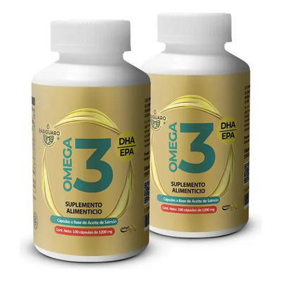 Pasiguaro Omega 100 Cápsulas De 1200 Mg duo Rinde 100 Días | Envío gratis