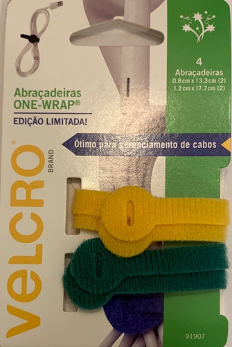 Correas Precortadas One Wrap Reutilizables Marca Velcro® X 4