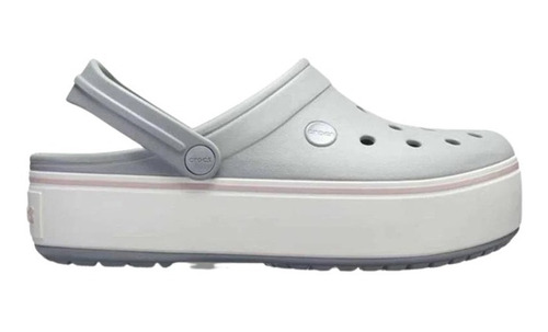 Crocs Crocband Plataforma Gris Fem