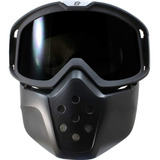 Mascara Antiparra Casco Abierto Moto Protector Cara Ski